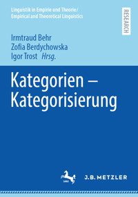 Kategorien – Kategorisierung -  - E-Book