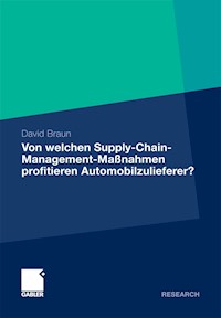Von welchen Supply-Chain-Management-Maßnahmen profitieren Automobilzulieferer? - David Braun - E-Book