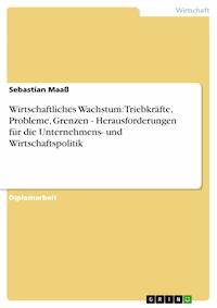 Wirtschaftliches Wachstum: Triebkräfte, Probleme, Grenzen - Herausforderungen für die Unternehmens- und Wirtschaftspolitik - Sebastian Maaß - E-Book