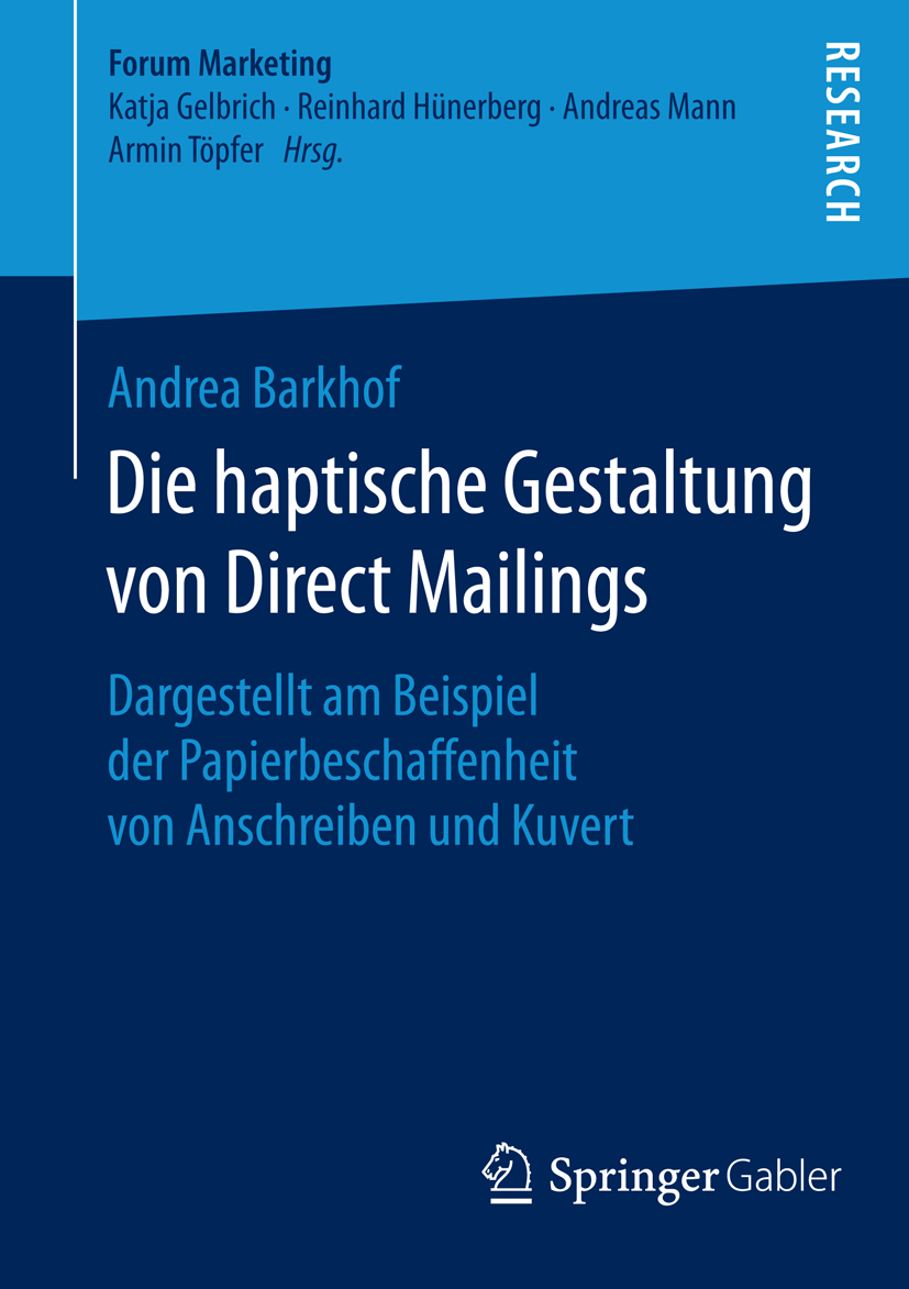 Die haptische Gestaltung von Direct Mailings - Andrea Barkhof - E-Book