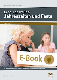 Lese-Leporellos: Jahreszeiten und Feste Kl. 3/4 - Annette Neubauer - E-Book