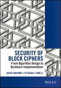 Security of Block Ciphers - Kazuo Sakiyama - E-Book