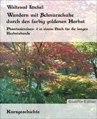 Wandern mit Schnürschuhe durch den farbig goldenen Herbst - Waltraud Löchel - E-Book
