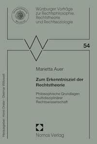 Zum Erkenntnisziel der Rechtstheorie - Marietta Auer - E-Book