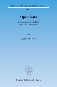 Open Data. - Beatrice Lederer - E-Book