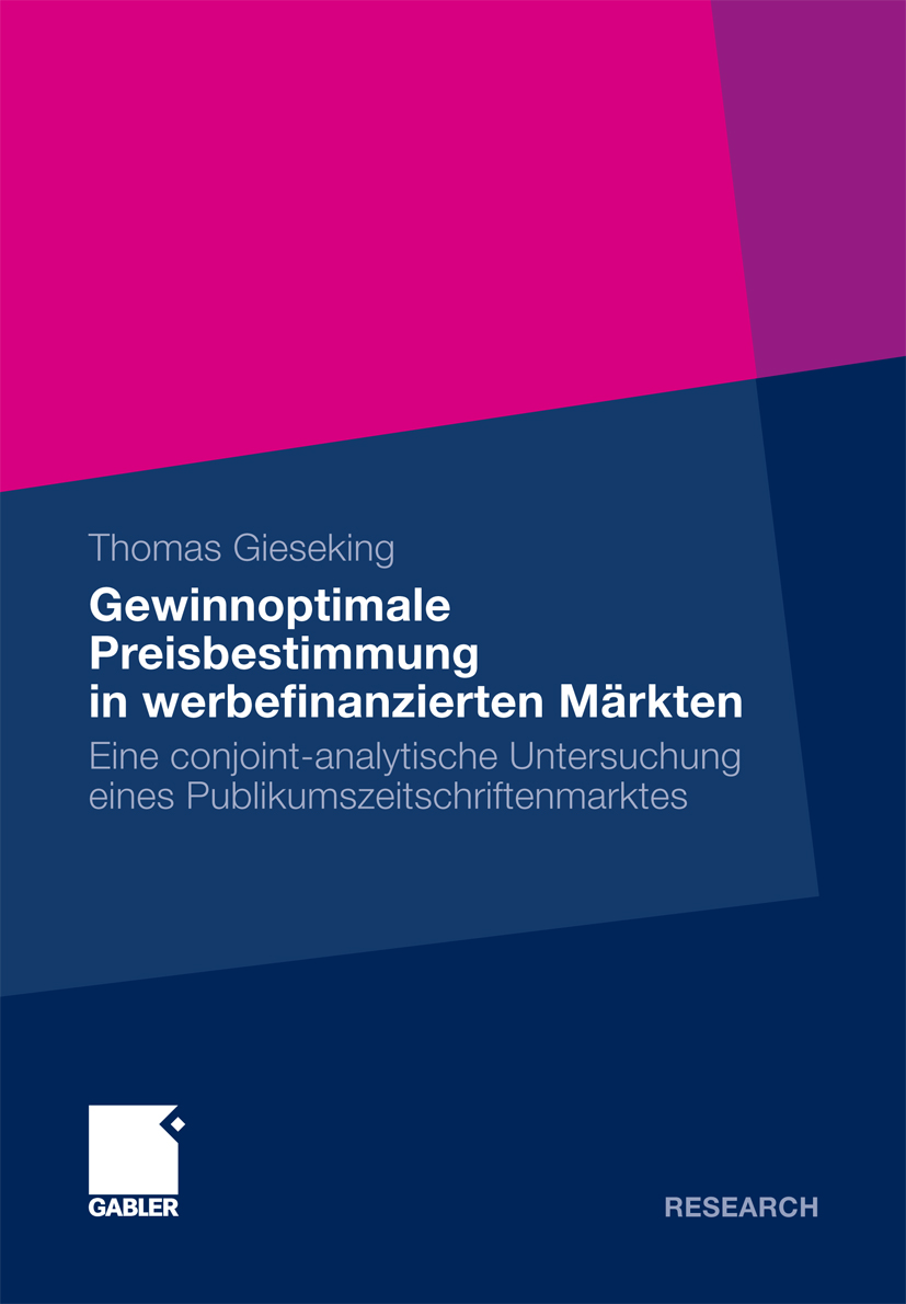 Gewinnoptimale Preisbestimmung in werbefinanzierten Märkten - Thomas Gieseking - E-Book