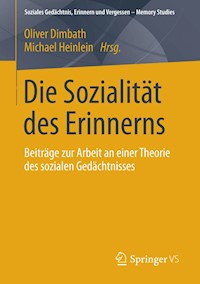 Die Sozialität des Erinnerns -  - E-Book