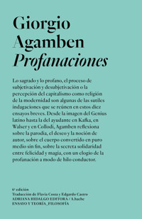 Profanaciones - Giorgio Agamben - E-Book