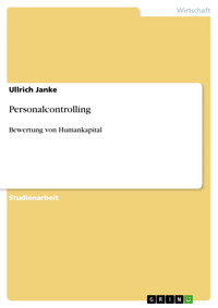 Personalcontrolling - Ullrich Janke - E-Book