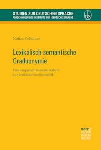 Lexikalisch-semantische Graduonymie - Nofiza Vohidova - E-Book