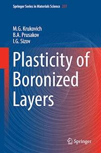 Plasticity of Boronized Layers - M. G. Krukovich - E-Book