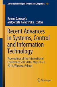 Recent Advances in Systems, Control and Information Technology - - E-Book