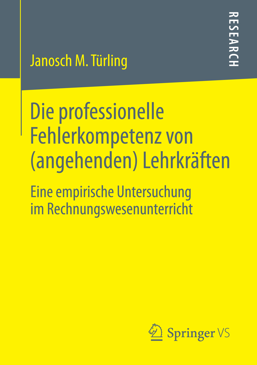 Die professionelle Fehlerkompetenz von (angehenden) Lehrkräften - Janosch M. Türling - E-Book