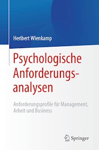 Psychologische Anforderungsanalysen - Heribert Wienkamp - E-Book