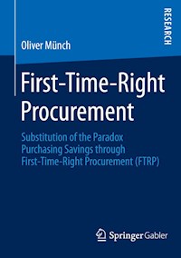 First-Time-Right Procurement - Oliver Münch - E-Book