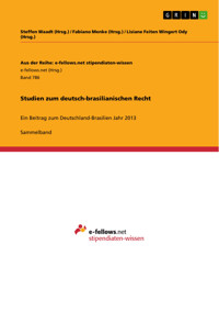 Studien zum deutsch-brasilianischen Recht - Steffen Waadt (Hrsg.) - E-Book
