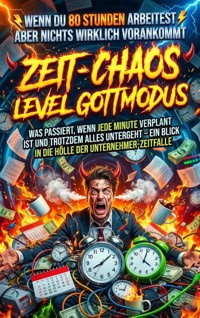 Wenn Du 80 Stunden Arbeitest Aber Nichts Wirklich Vorankommt: Zeit-Chaos Level Gottmodus - Florian Huber - E-Book