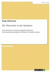 Die Ökonomie in der Sinnkrise - Katja Jefremow - E-Book