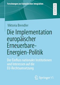 Die Implementation europäischer Erneuerbare-Energien-Politik - Viktoria Brendler - E-Book