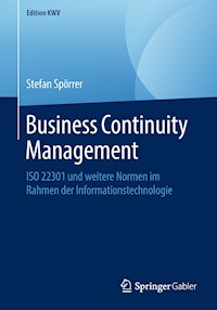 Business Continuity Management - Stefan Spörrer - E-Book