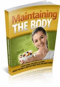 Maintaining The Body - Ouvrage Collectif - E-Book