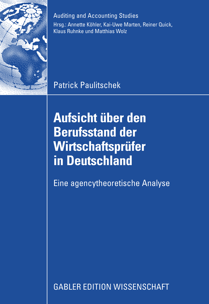 Aufsicht über den Berufsstand der Wirtschaftsprüfer in Deutschland - Patrick Paulitschek - E-Book