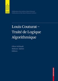 Louis Couturat -Traité de Logique algorithmique -  - E-Book