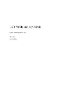 Die Fremde und der Ruhm - Alfred Samuel Lanz / saemulanz - E-Book