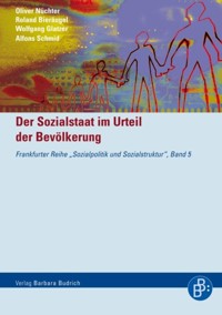 Der Sozialstaat im Urteil der Bevölkerung - Oliver Nüchter - E-Book