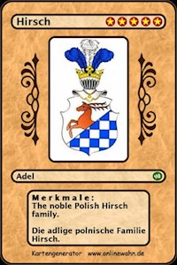 The noble Polish Hirsch family. Die adlige polnische Familie Hirsch. - Werner Zurek - E-Book