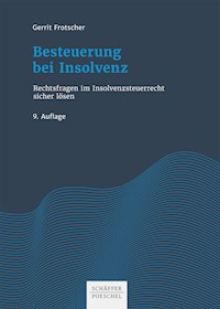Besteuerung bei Insolvenz - Gerrit Frotscher - E-Book