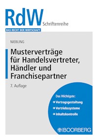 Musterverträge für Handelsvertreter, Händler und Franchisepartner - Jürgen Niebling - E-Book