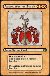 The noble Polish family Burchard. Die adlige polnische Familie Burchard. - Werner Zurek - E-Book
