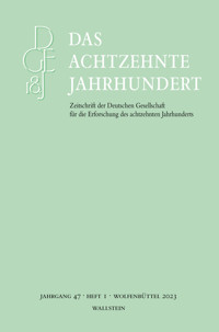 Das achtzehnte Jahrhundert 47/1 -  - E-Book