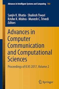 Advances in Computer Communication and Computational Sciences -  - E-Book