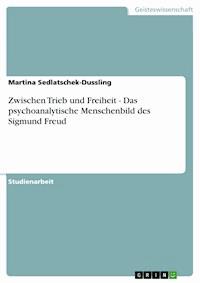 Zwischen Trieb und Freiheit - Das psychoanalytische Menschenbild des Sigmund Freud - Martina Sedlatschek-Dussling - E-Book