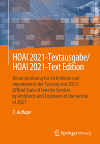 HOAI 2021-Textausgabe/HOAI 2021-Text Edition - - E-Book