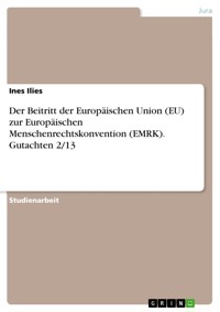 Der Beitritt der Europäischen Union (EU) zur Europäischen Menschenrechtskonvention (EMRK). Gutachten 2/13 - Ines Ilies - E-Book