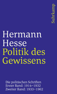 Politik des Gewissens - Hermann Hesse - E-Book