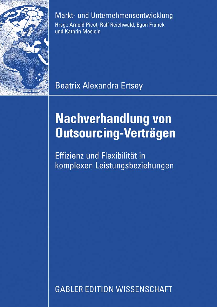 Nachverhandlung von Outsourcing-Verträgen - Beatrix Alexandra Ertsey - E-Book