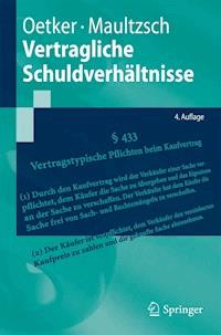 Vertragliche Schuldverhältnisse - Hartmut Oetker - E-Book