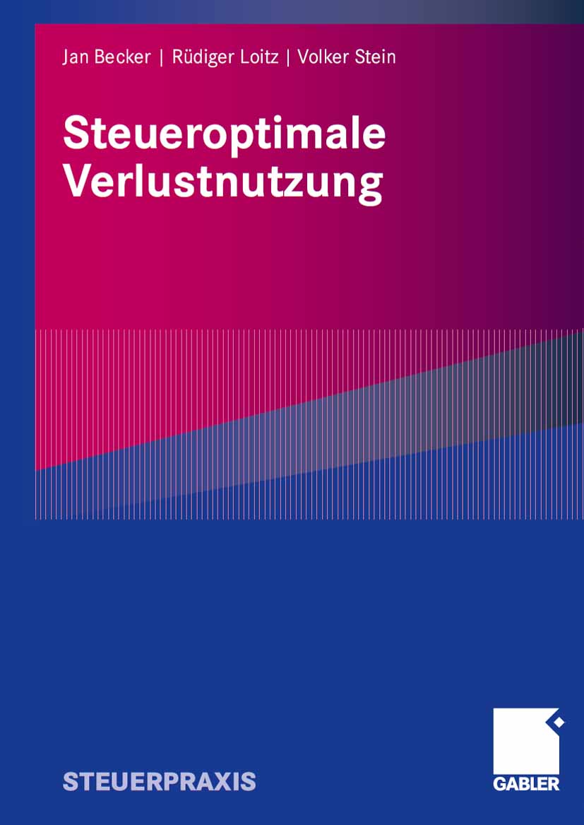 Steueroptimale Verlustnutzung - Jan Becker - E-Book