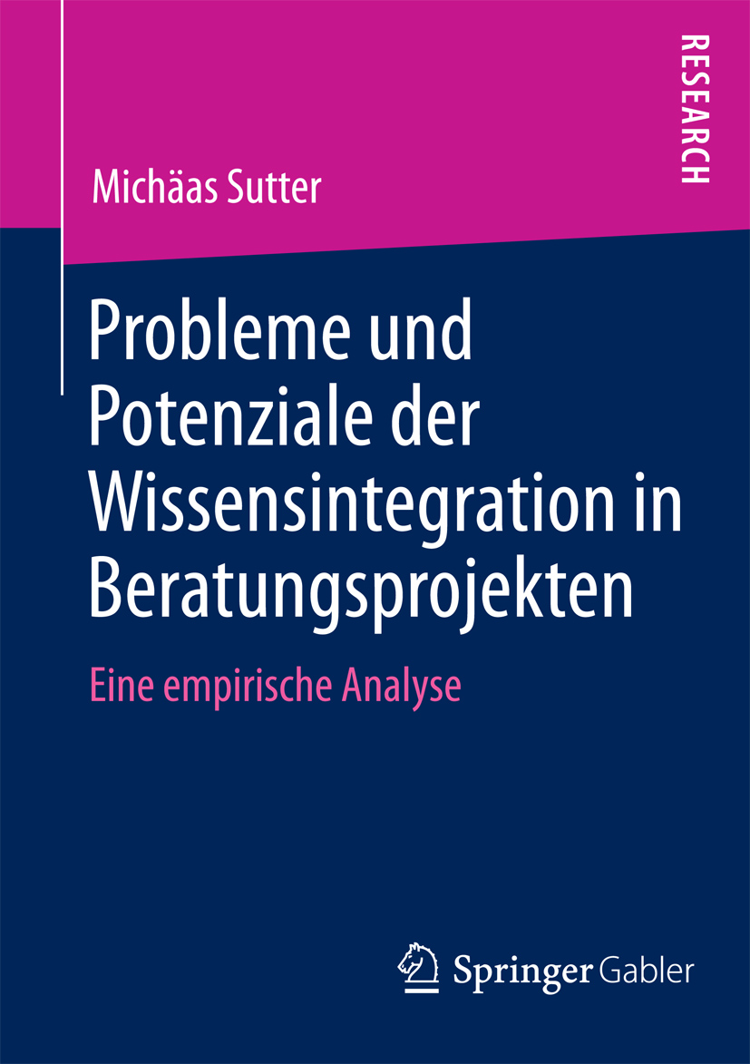Probleme und Potenziale der Wissensintegration in Beratungsprojekten - Michäas Sutter - E-Book