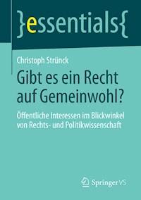 Gibt es ein Recht auf Gemeinwohl? - Christoph Strünck - E-Book