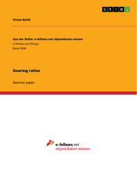 Gearing ratios - Vivien Barth - E-Book