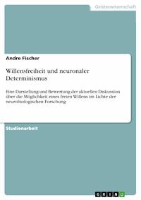 Willensfreiheit und neuronaler Determinismus - Andre Fischer - E-Book