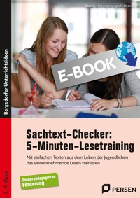 Sachtext-Checker: 5-Minuten-Lesetraining - Sopäd - Redaktion Sonderpädagogische Förderung - E-Book