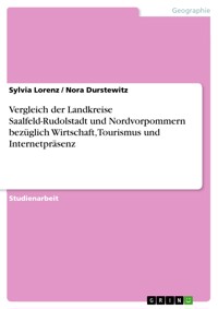 Vergleich der Landkreise Saalfeld-Rudolstadt und Nordvorpommern bezüglich Wirtschaft, Tourismus und Internetpräsenz - Sylvia Lorenz - E-Book
