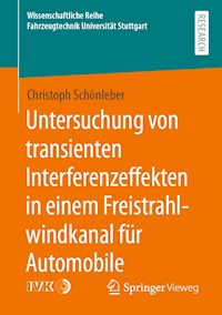 Untersuchung von transienten Interferenzeffekten in einem Freistrahlwindkanal für Automobile - Christoph Schönleber - E-Book