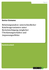 Belastungsanalyse unterschiedlicher Kniebeugevarianten unter Berücksichtigung möglicher Überlastungsschäden und Anpassungseffekte - Enrico Cicmanec - E-Book